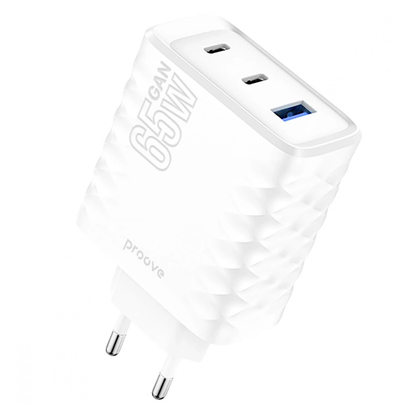 Купить Зарядное устройство Proove Speed Surge Gan 65W (USB+2 Type-C) (WCSS60120002) - фото 1