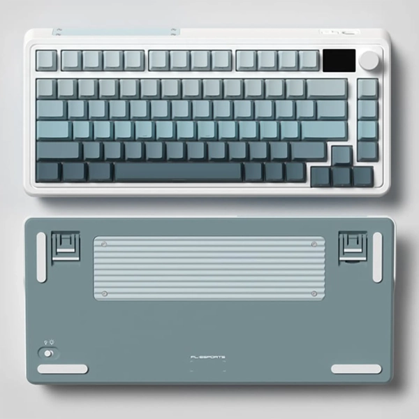 Купить Клавиатура FL ESPORTS CMK75 Ultramarine Kailh Box Marshmallow tactile&sound (CMK75-7561) - фото 3