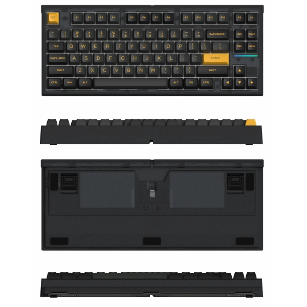Купить Клавиатура FL ESPORTS FL750 SAM Polar night Black Kailh MX Cool Mint Three-Mode (FL750SAM-4912) - фото 2