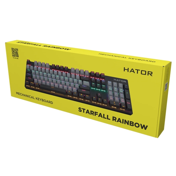 Купити Клавіатура HATOR Starfall Rainbow Origin Red (HTK-608-BGB) - фото 6