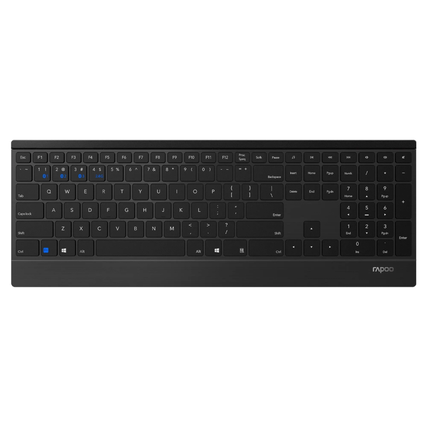 Купити Клавіатура RAPOO E9500M wireless Black - фото 1