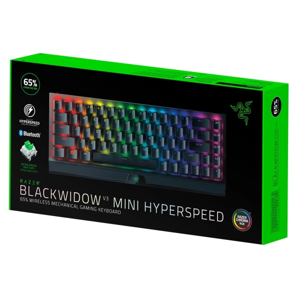 Купить Клавиатура RAZER BlackWidow V3 Mini Hyperspeed Green Switch RU (RZ03-03891600-R3R1) - фото 6
