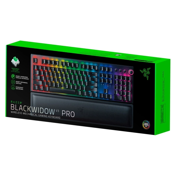 Купить Клавиатура RAZER BlackWidow V3 Pro Razer Green Wireless (RZ03-03530800-R3R1) - фото 4