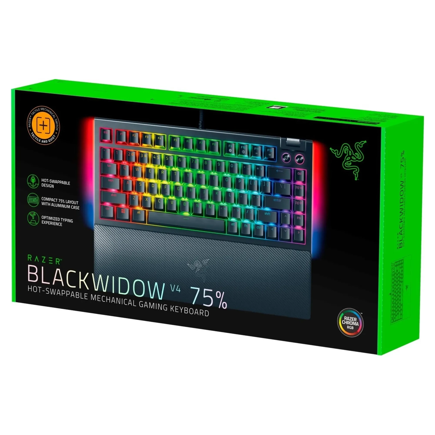 Купити Клавіатура RAZER BlackWidow V4 75% Black (RZ03-05000100-R3M1) - фото 9