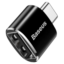 Купити Адаптер Baseus USB Female To Type-C Male Adapter Converter Black (CATOTG-01) - фото 1