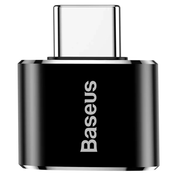 Купити Адаптер Baseus USB Female To Type-C Male Adapter Converter Black (CATOTG-01) - фото 3