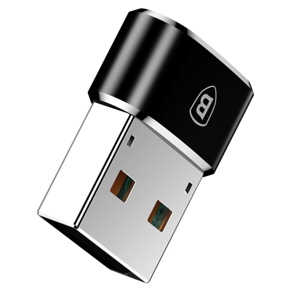 Купить Адаптер Baseus USB Male To Type-C Female Adapter Converter Black (CAAOTG-01) - фото 6