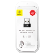 Купить Адаптер Baseus USB Male To Type-C Female Adapter Converter Black (CAAOTG-01) - фото 8