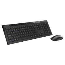 Купити Комплект клавіатура та мишка RAPOO 8210M Wireless Black - фото 2