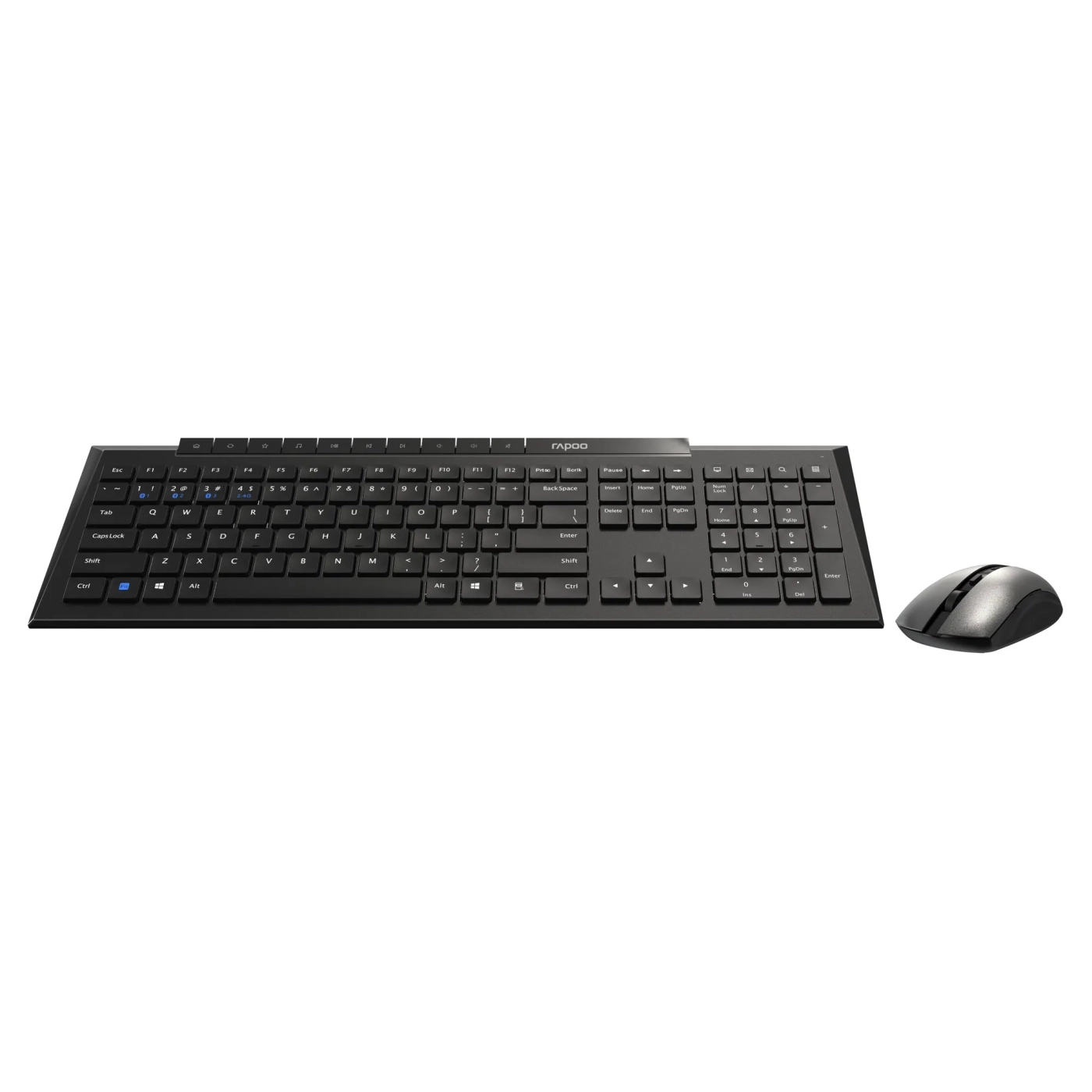 Купити Комплект клавіатура та мишка RAPOO 8210M Wireless Black - фото 4