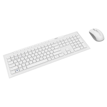 Купить Комплект клавиатура и мышь RAPOO 8210M Wireless White - фото 1