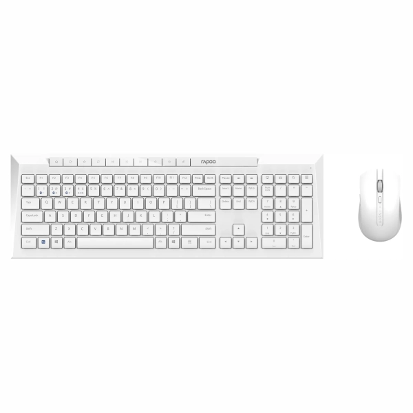 Купити Комплект клавіатура та мишка RAPOO 8210M Wireless White - фото 5