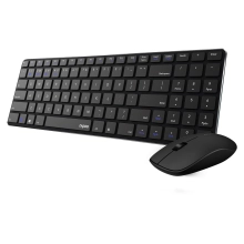 Купити Комплект клавіатура та мишка RAPOO 9300M Wireless Black - фото 5