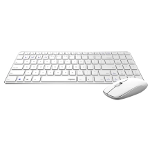 Купить Комплект клавиатура и мышь RAPOO 9300M Wireless White - фото 3