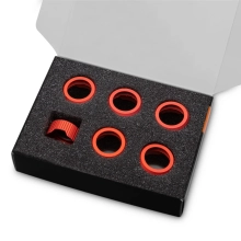 Купити Фітінг кільця EKWB EK-Quantum Torque Compression Ring 6-Pack HDC 16 - Red (3831109836132) - фото 5