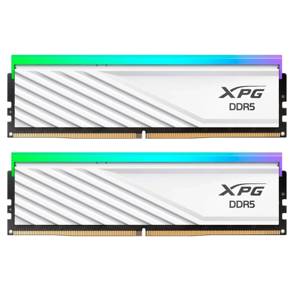 Купити Модуль пам'яті ADATA XPG Lancer Blade RGB White DDR5-6000 64GB (2x32GB) (AX5U6000C3032G-DTLABRWH) - фото 1