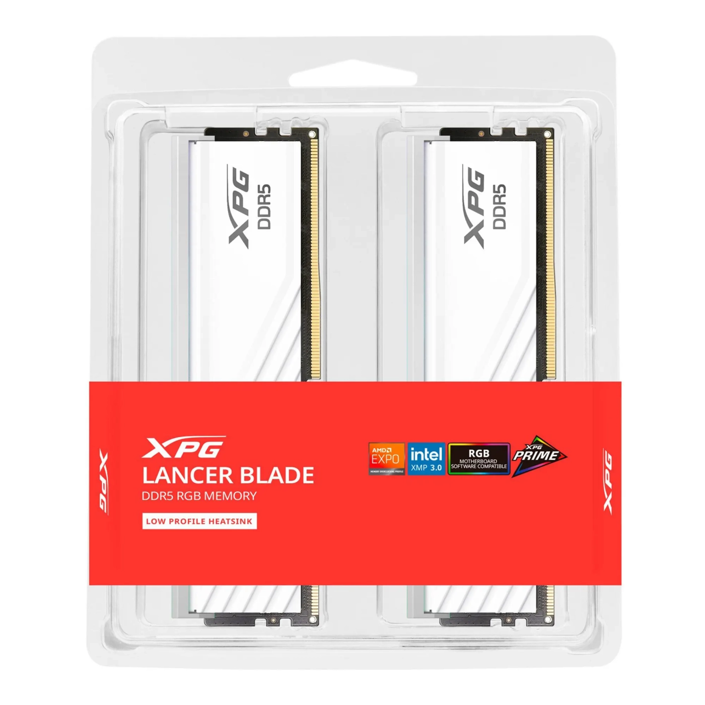 Купити Модуль пам'яті ADATA XPG Lancer Blade RGB White DDR5-6000 64GB (2x32GB) (AX5U6000C3032G-DTLABRWH) - фото 5
