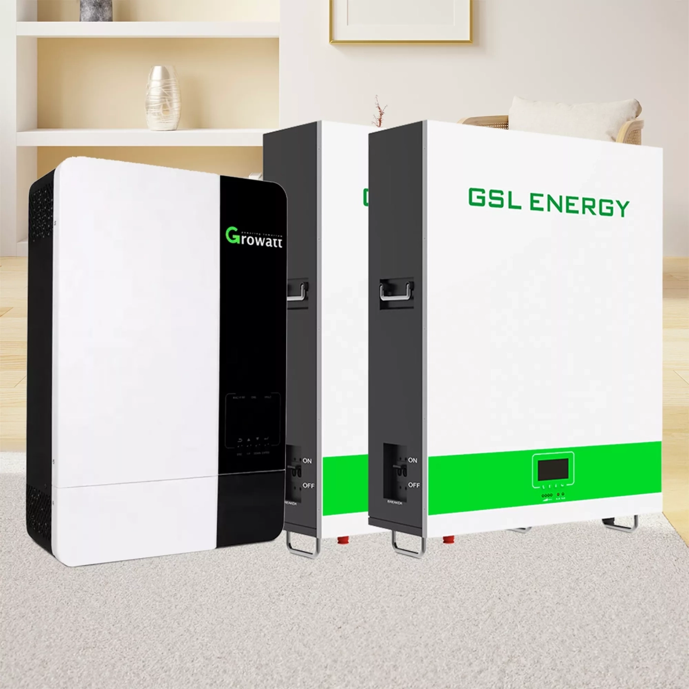 Купить Система хранения энергии GROWATT SPF5000ES-2GS10.24K-LFP-W 5kW 10.24kWh 2BAT LiFePO4 6500 циклов - фото 2