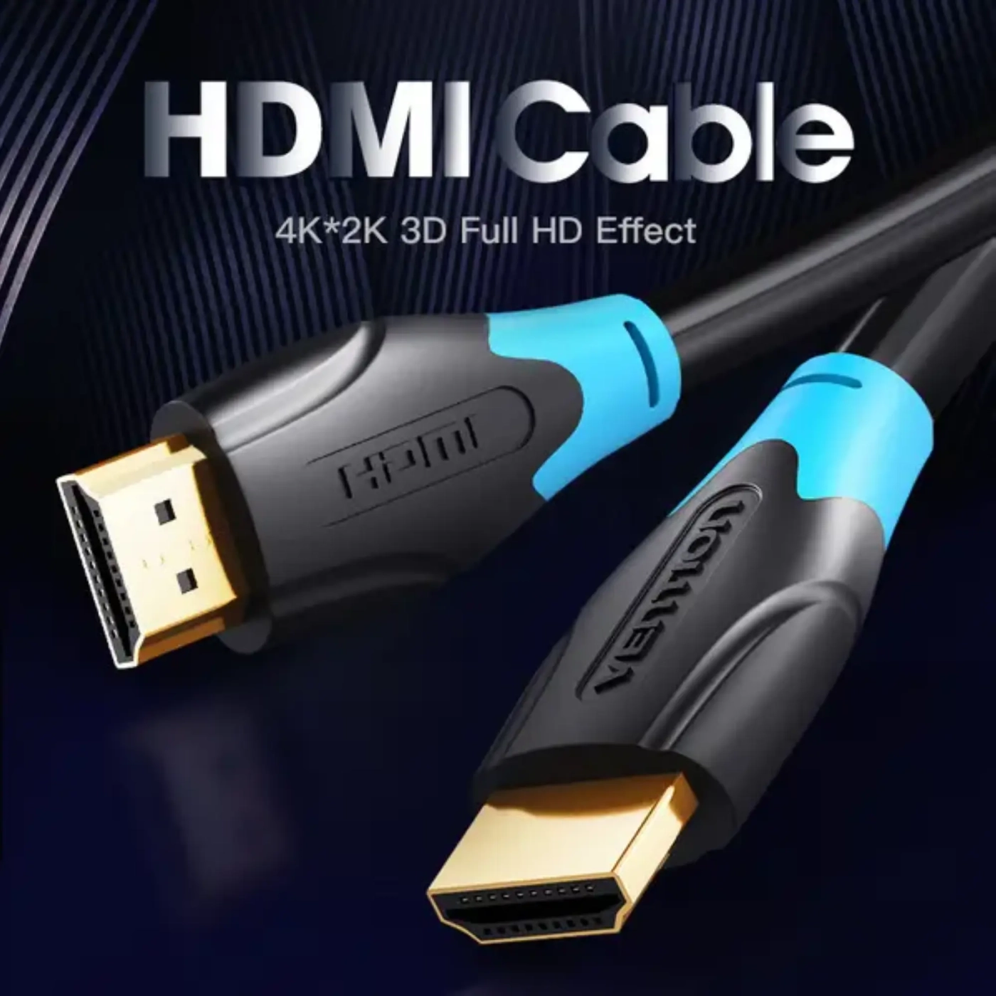Купить Кабель Vention HDMI-HDMI v2.0, 3м (AACBI) - фото 2
