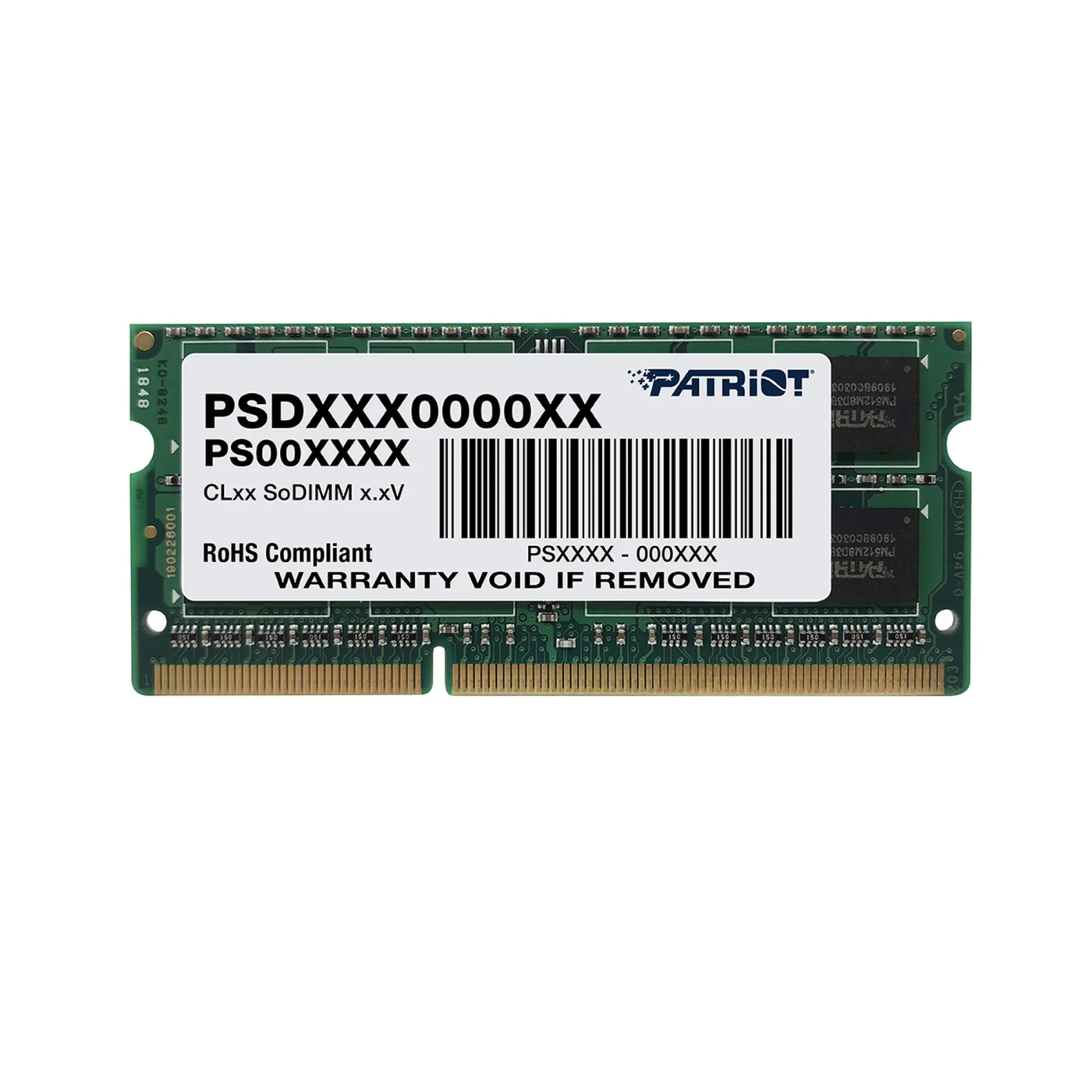 Купить Модуль памяти Patriot Signature Line DDR3L-1600 SODIMM 8GB (PSD38G1600L2S) - фото 1