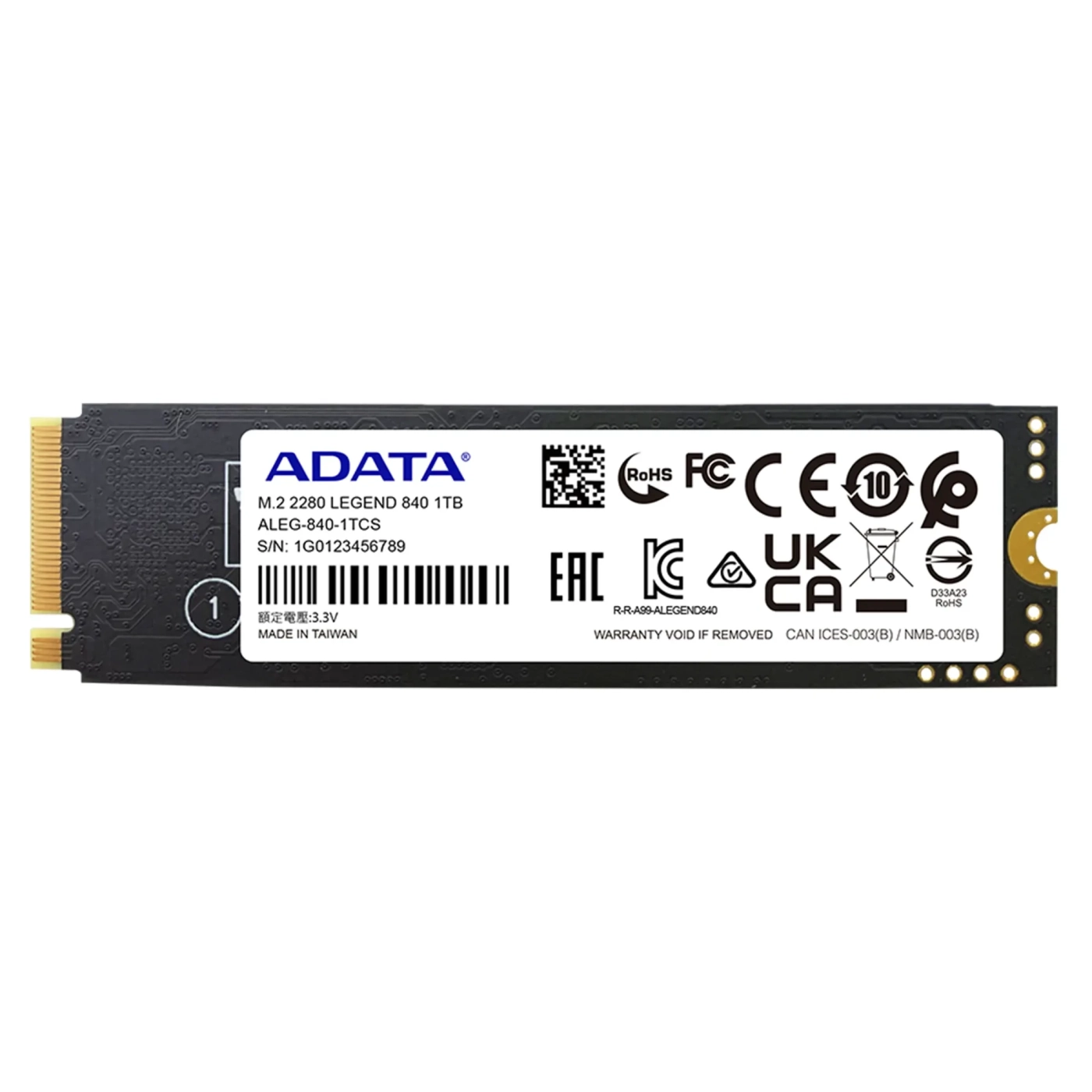 Купити SSD диск ADATA LEGEND 840 1TB M.2 NVME PCIe 4.0 x4 (ALEG-840-1TCS) - фото 7