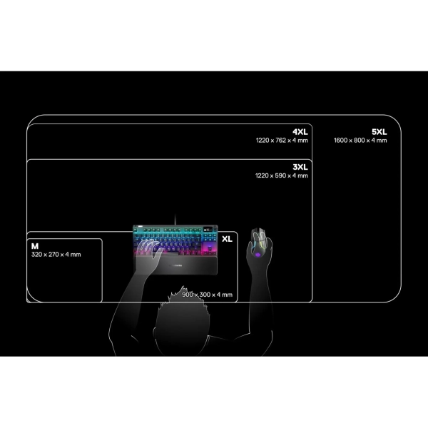 Купити Ігрова поверхня SteelSeries QcK PRISM Cloth 3XL (63511) - фото 8