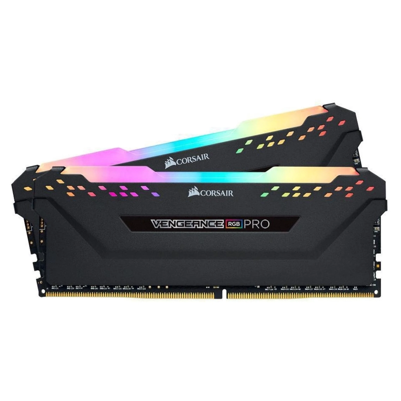 Купити Модуль пам'яті Corsair Vengeance RGB Black DDR4-3600 32GB (2x16GB) (CMW32GX4M2D3600C18) - фото 1
