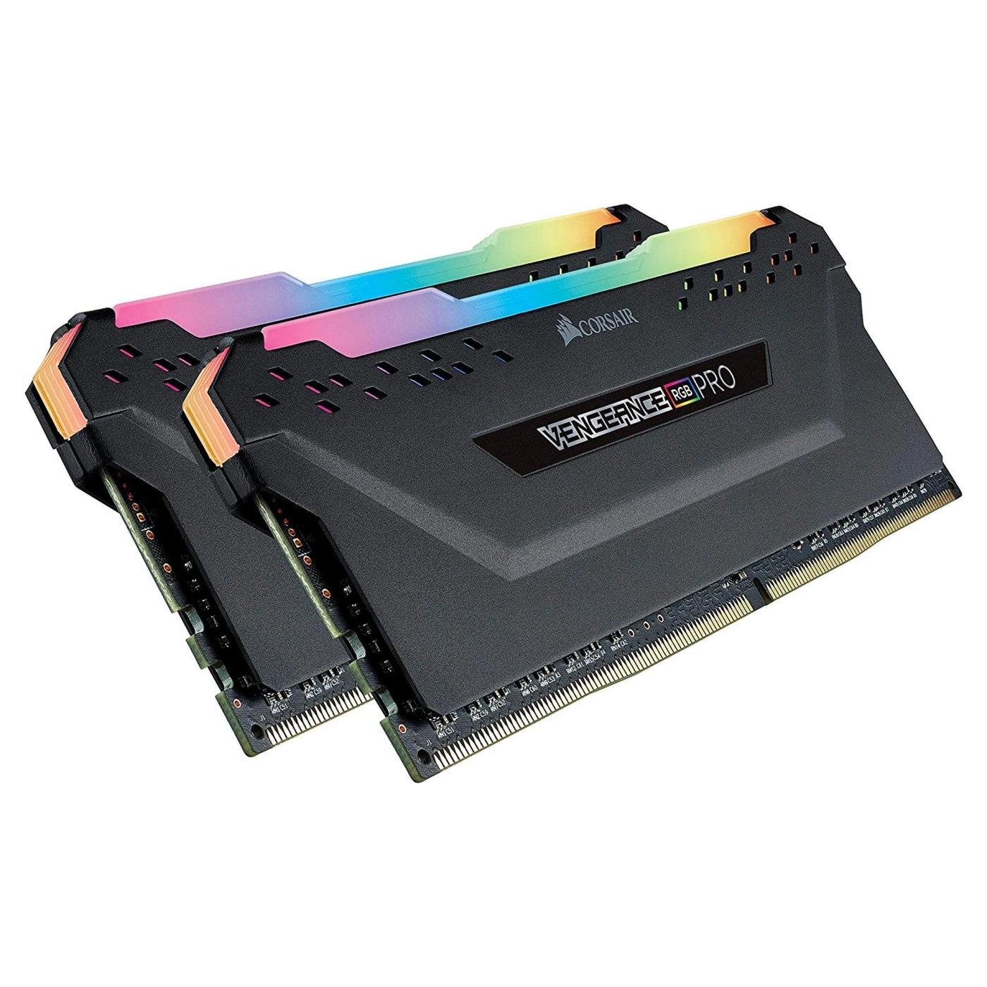 Купити Модуль пам'яті Corsair Vengeance RGB Black DDR4-3600 32GB (2x16GB) (CMW32GX4M2D3600C18) - фото 3