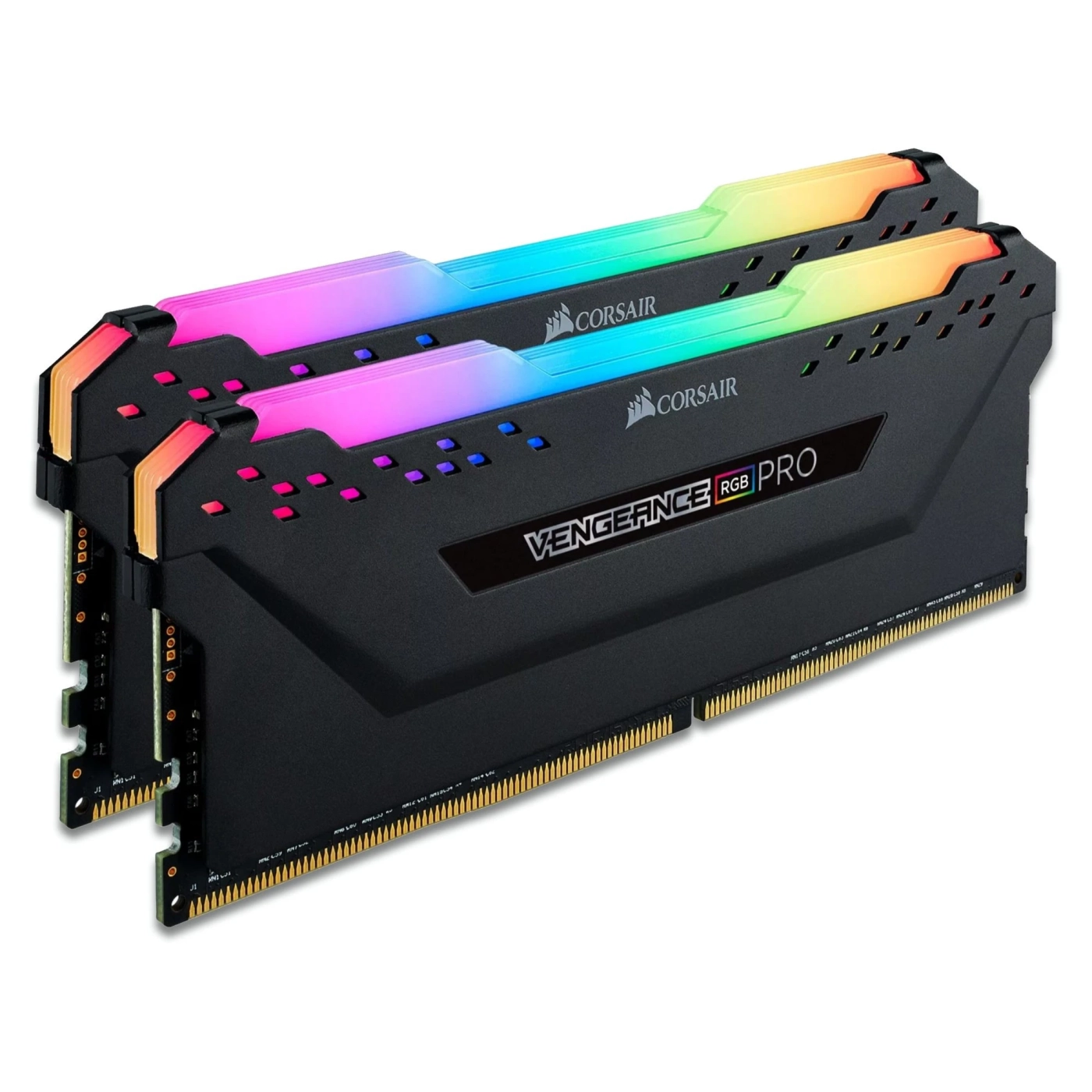 Купити Модуль пам'яті Corsair Vengeance RGB Black DDR4-3600 32GB (2x16GB) (CMW32GX4M2D3600C18) - фото 4