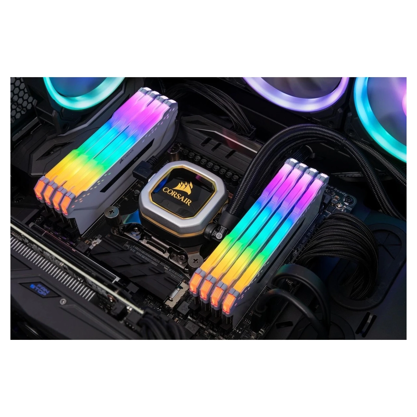 Купити Модуль пам'яті Corsair Vengeance RGB Black DDR4-3600 32GB (2x16GB) (CMW32GX4M2D3600C18) - фото 5