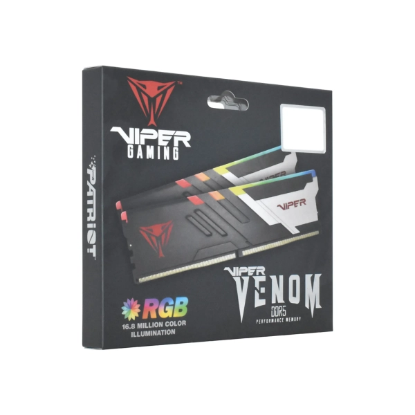 Купить Модуль памяти Patriot Viper Venom RGB DDR5-5200 64GB (2x32GB) (PVVR564G520C40K) - фото 7