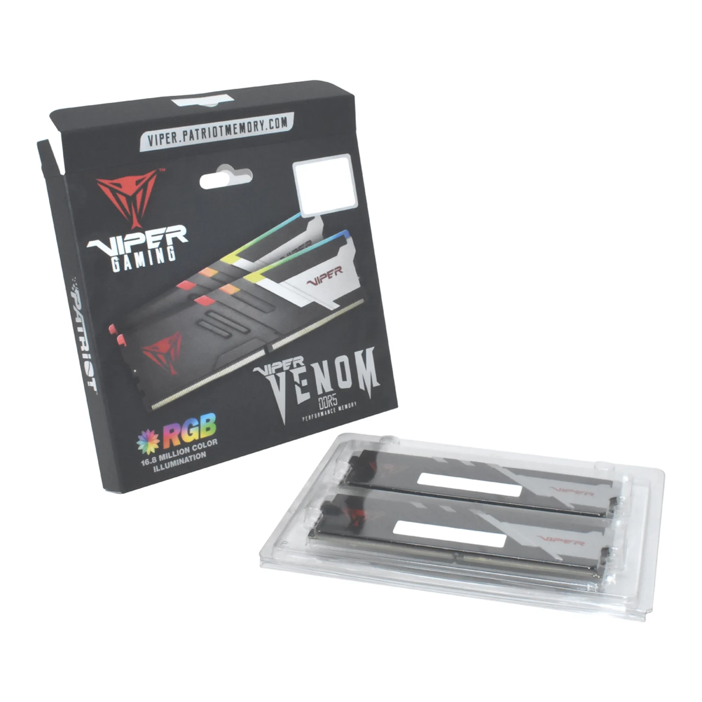 Купити Модуль пам'яті Patriot Viper Venom RGB DDR5-5200 64GB (2x32GB) (PVVR564G520C40K) - фото 8