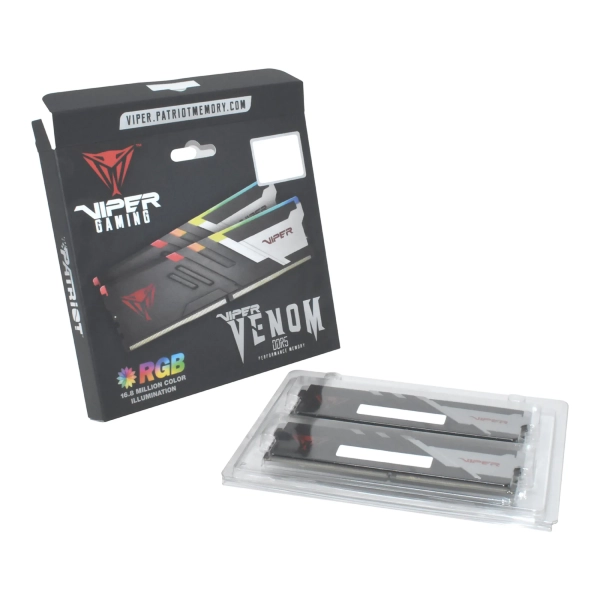 Купити Модуль пам'яті Patriot Viper Venom RGB DDR5-6400 32GB (2x16GB) (PVVR532G640C32K) - фото 8