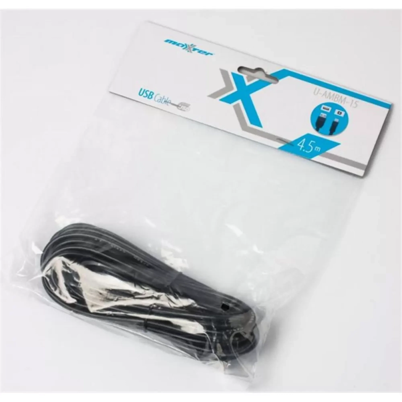 Купити Кабель для принтера USB2.0 AM/BM 4.5m Maxxter (U-AMBM-15) - фото 2