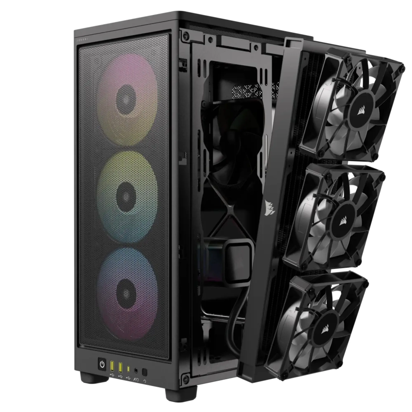 Купити Корпус Corsair 2000D RGB Airflow Black (CC-9011246-WW) - фото 14