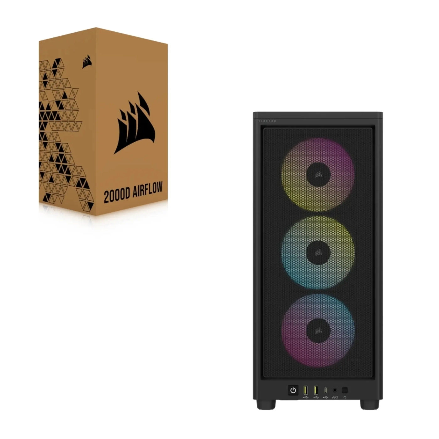 Купити Корпус Corsair 2000D RGB Airflow Black (CC-9011246-WW) - фото 16