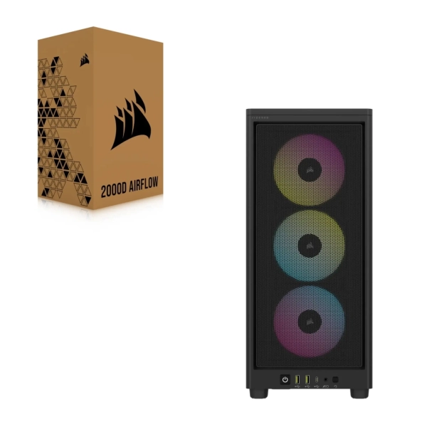 Купити Корпус Corsair 2000D RGB Airflow Black (CC-9011246-WW) - фото 16