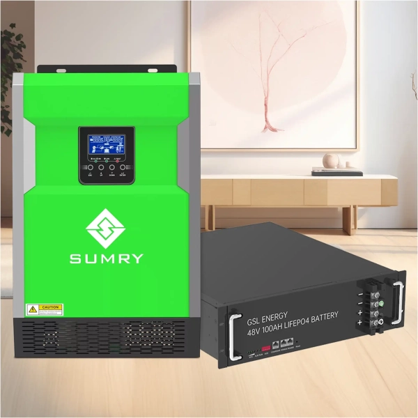 Купить Система хранения энергии SUMRY HGP-5500W-1GS4.8K-LFP 5.5kW 4.8kWh 1BAT LiFePO4 6500 циклов - фото 2