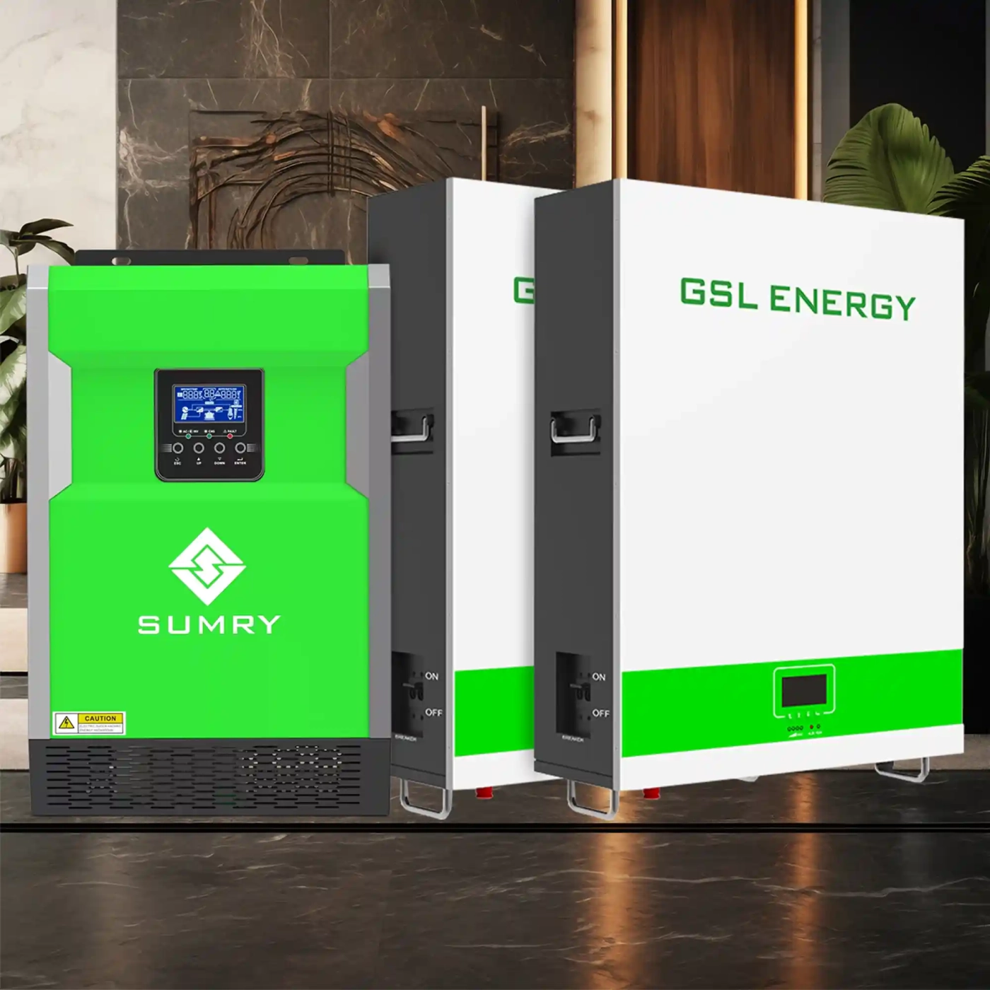 Купить Система хранения энергии SUMRY HGP-5500W-2GS10.24K-LFP-W 5.5kW 10.24Wh 2BAT LiFePO4 6500 циклов - фото 2