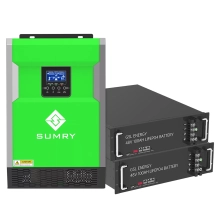 Купить Система хранения энергии SUMRY HGP-5500W-2GS9.6K-LFP 5.5kW 9.6Wh 2BAT LiFePO4 6500 циклов - фото 1