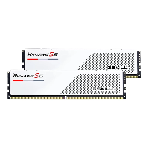 Купити Модуль пам'яті G.Skill Ripjaws S5 White DDR5-5200 48GB (2x24GB) (F5-5200J4040A24GX2-RS5W) - фото 2