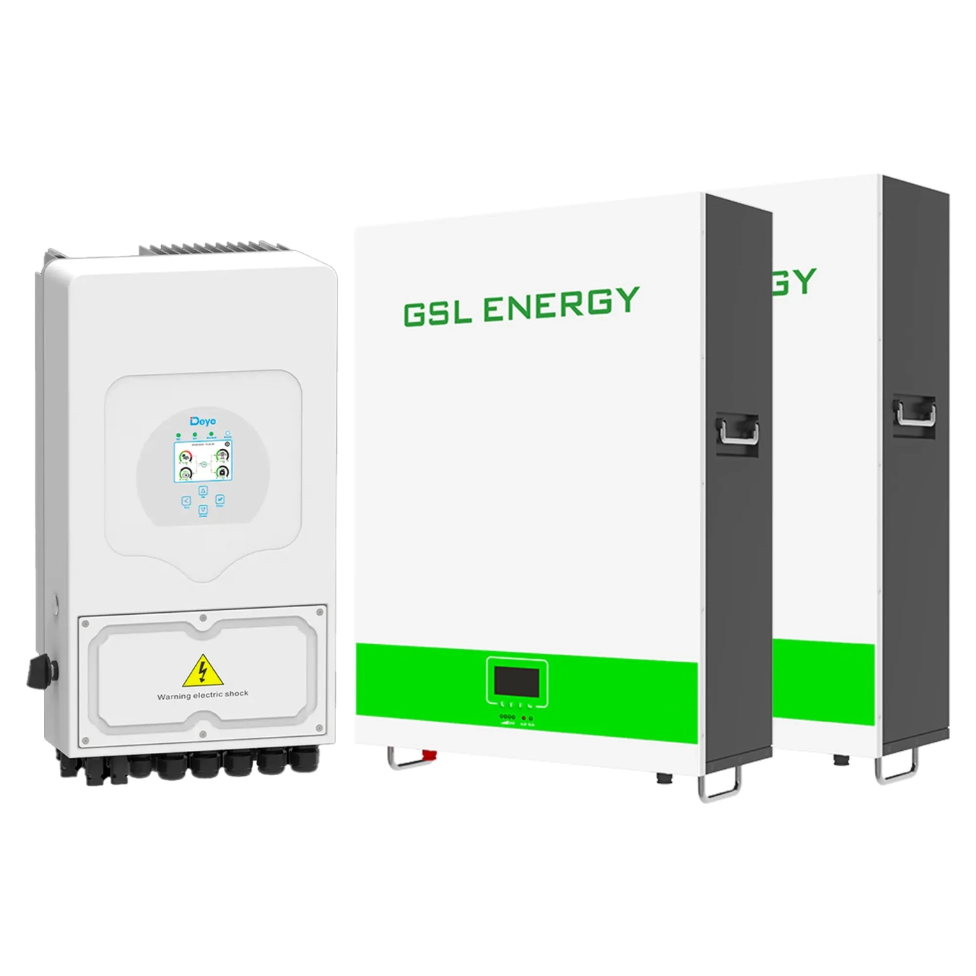 Купить Система хранения энергии DEYE SUN-6K-SG03LP1-EU-2GS10.24K-LFP-W 6kW 10.24kWh 2BAT LiFePO4 6500 циклов - фото 1