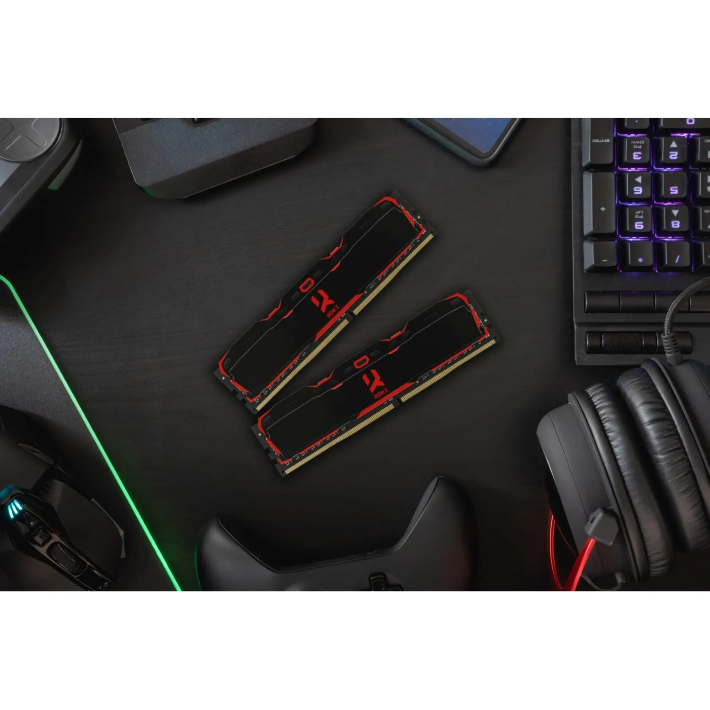 Купити Модуль пам'яті Goodram IRDM X Blue DDR4-3200 8GB (IR-XB3200D464L16SA/8G) - фото 6