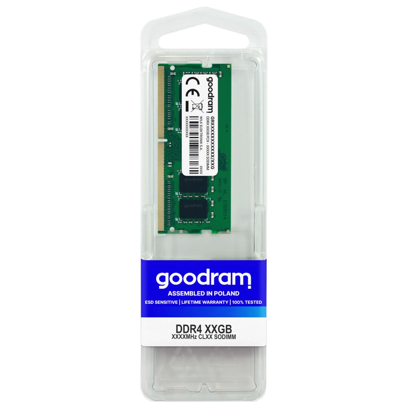 Купити Модуль пам'яті Goodram DDR4-2400 SODIMM 4GB (GR2400S464L17S/4G) - фото 3