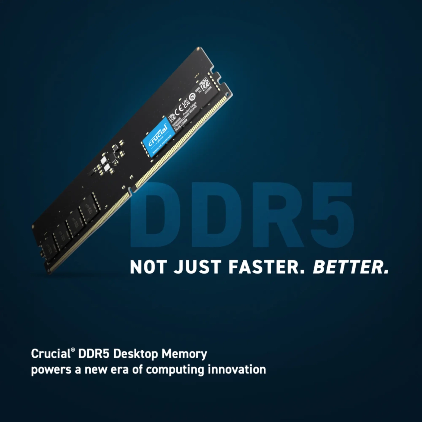 Купити Модуль пам'яті Crucial DDR5-4800 32GB (CT32G48C40U5) - фото 2