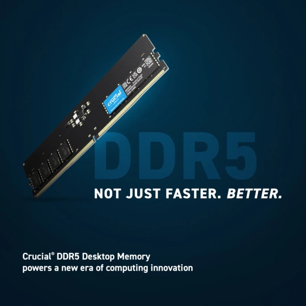 Купить Модуль памяти Crucial DDR5-5200 8GB (CT8G52C42U5) - фото 2
