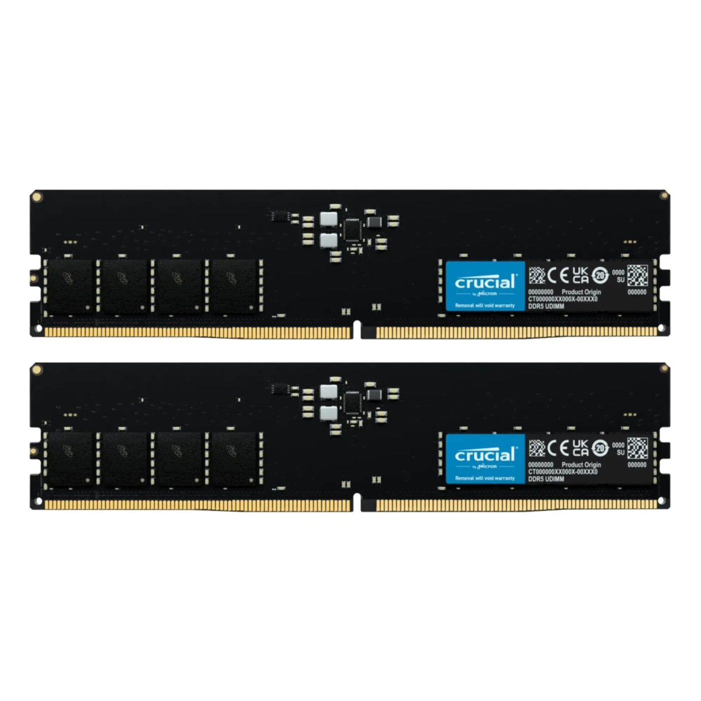 Купить Модуль памяти Crucial DDR5-5200 32GB (2x16GB) (CT2K16G52C42U5) - фото 1