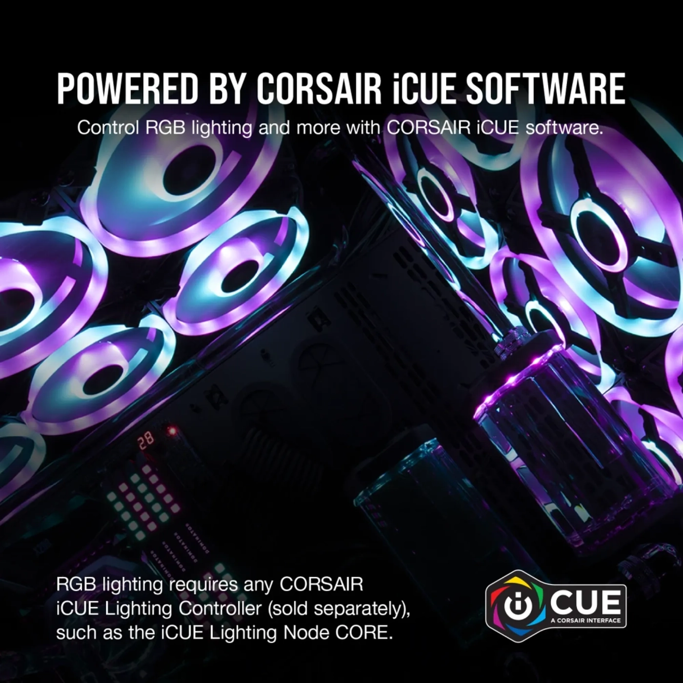 Купити Вентилятор Corsair iCUE QL120 RGB PWM (CO-9050097-WW) - фото 8