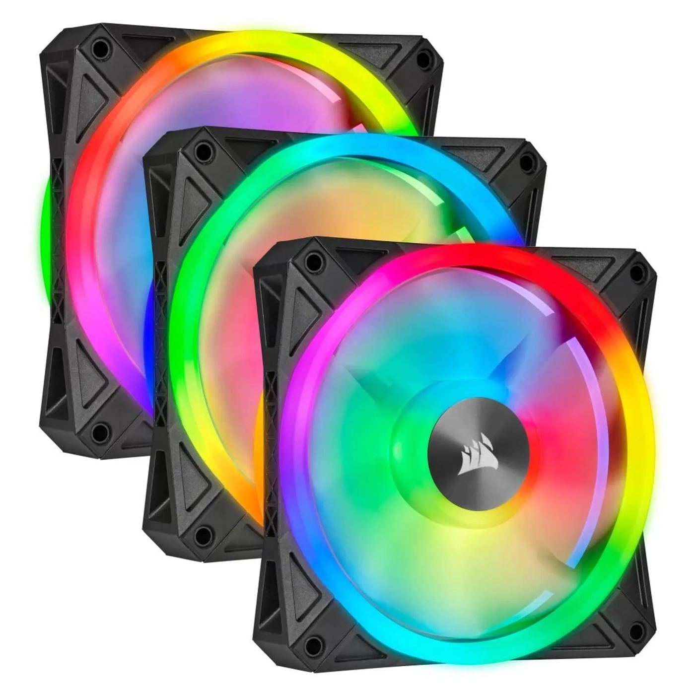 Купить Вентилятор Corsair iCUE QL120 RGB PWM Triple Fan (CO-9050098-WW) - фото 1