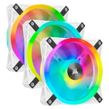 Купить Вентилятор Corsair iCUE QL120 RGB PWM White Triple Fan (CO-9050104-WW) - фото 1